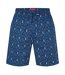 Short De Jogging Motif/style Logo Partout Homme Bleu Foncé Hugo-1
