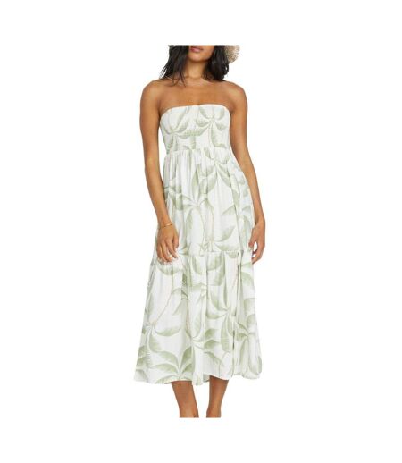 Robe blanc/vert femme billabong tropical haze