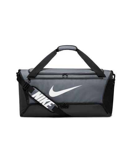 Nike Brasilia Swoosh Training 15.8gal Duffle Bag (Iron Grey/Black/White) (One Size) - UTBC5121