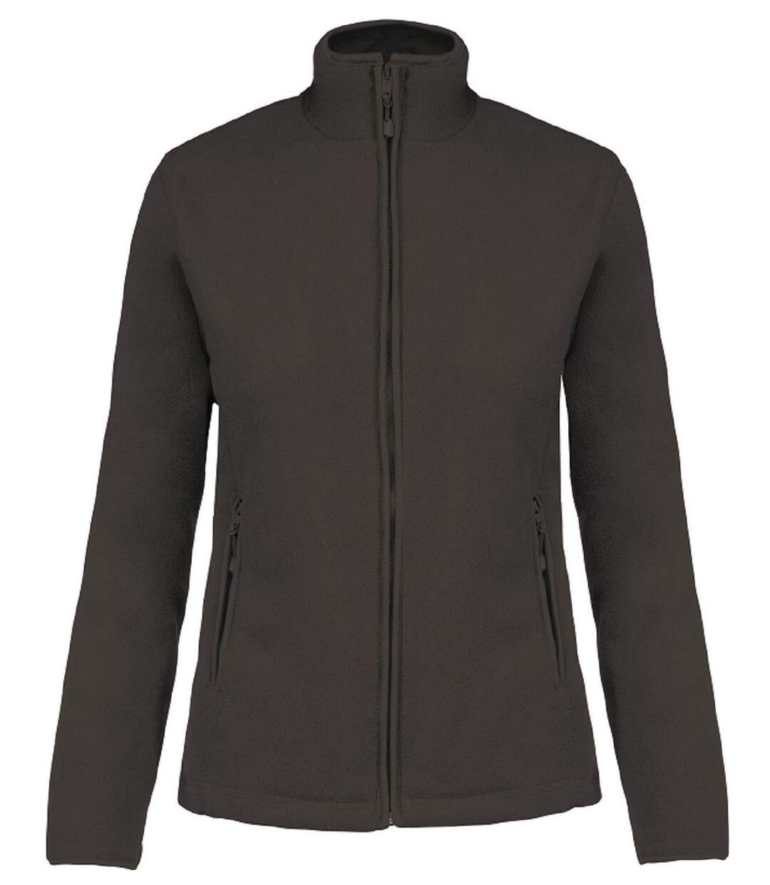 Veste micropolaire zippée - Femme - K907 - gris foncé