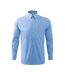 Chemise Manches Longues Motif/style Uni Homme Bleu Malfini-1