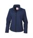 Ladies/womens La Femme2 Layer Base Softshell Breathable Wind Resistant Jacket Navy Blue Result-2