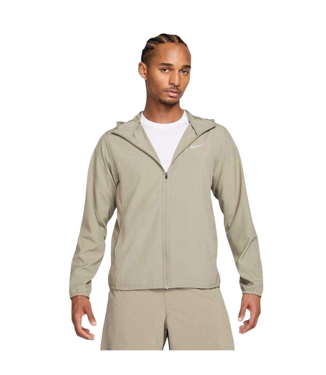 Mens Form Swoosh Dri-fit Hooded Jacket Army Nike-1