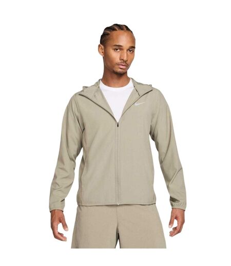 Mens Form Swoosh Dri-fit Hooded Jacket Army Nike
