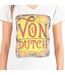 T-shirt Von Dutch femme Col V Play