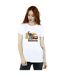 Disney Femmes/Les femmes Lilo And Stitch Bitten Surfboard Cotton Boyfriend T-Shirt (Blanc) - UTBI29760-2