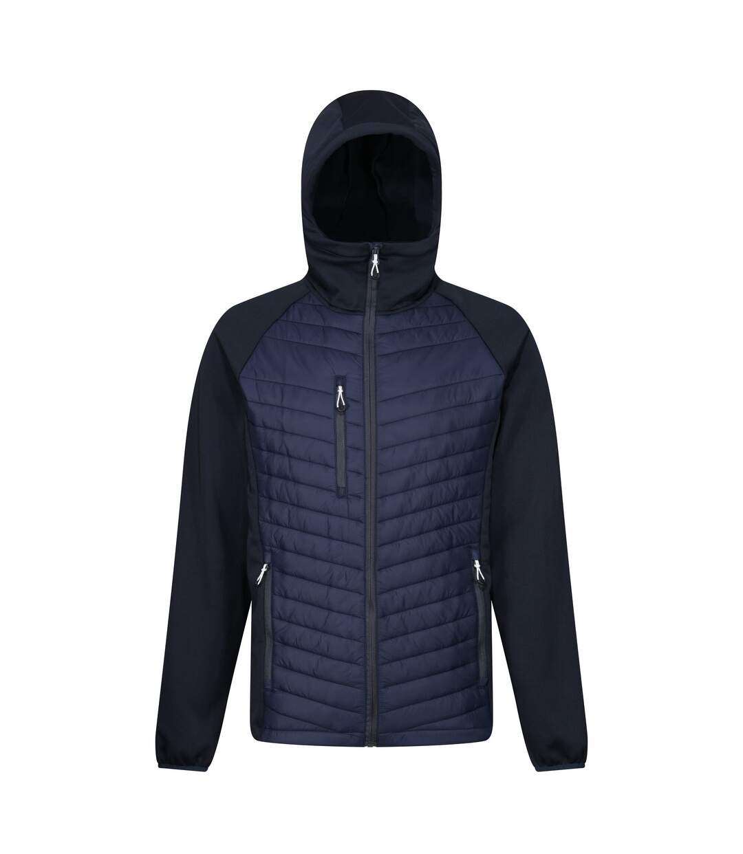 Mens navigate quilted hybrid jacket navy/slate grey Regatta