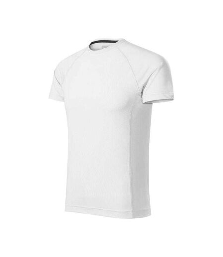 T-shirt Manches Raglan Motif/style Uni Destiny Homme Blanc Malfini