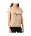 T-shirt Beige Femme Lee Cooper Oumi - S