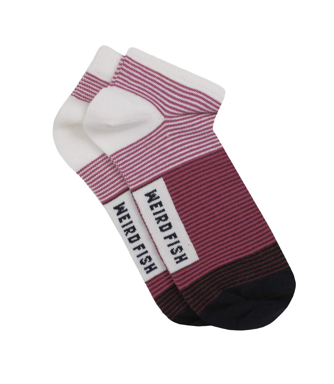 Socquettes Loretta Femme Framboise Foncé Weird Fish-3