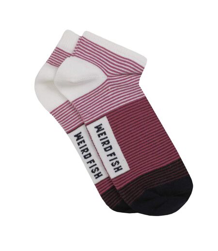 Socquettes Loretta Femme Framboise Foncé Weird Fish