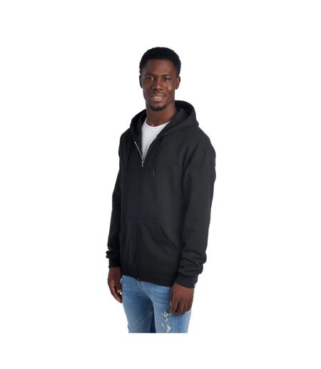 Unisex Adult Nublend Full Zip Hoodie Black Jerzees