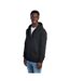 Unisex Adult Nublend Full Zip Hoodie Black Jerzees-4