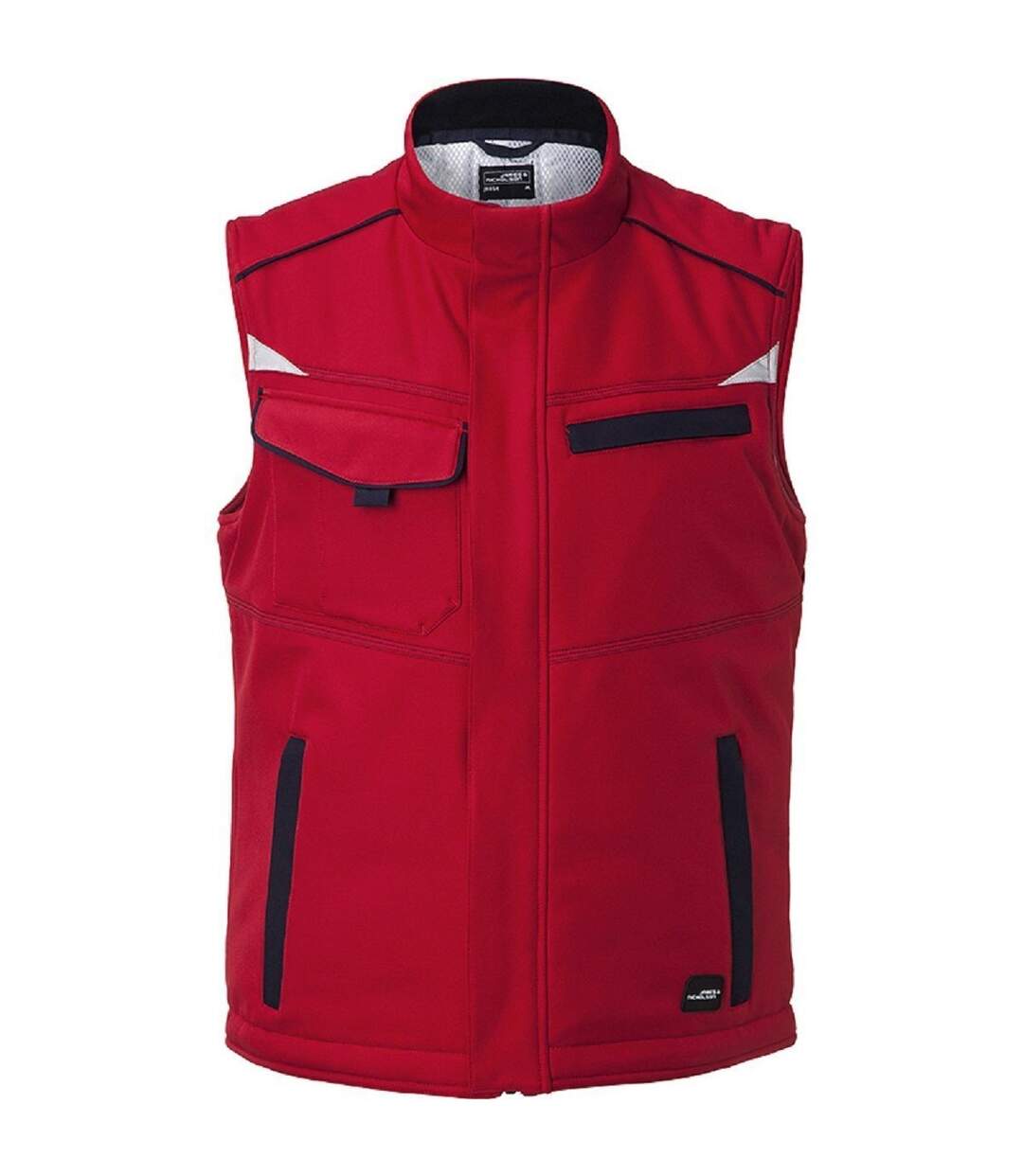 Bodywarmer softshell Hiver unisexe - JN854 - rouge-1