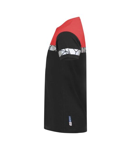 T-shirt Progression Homme Noir Rouge Projob