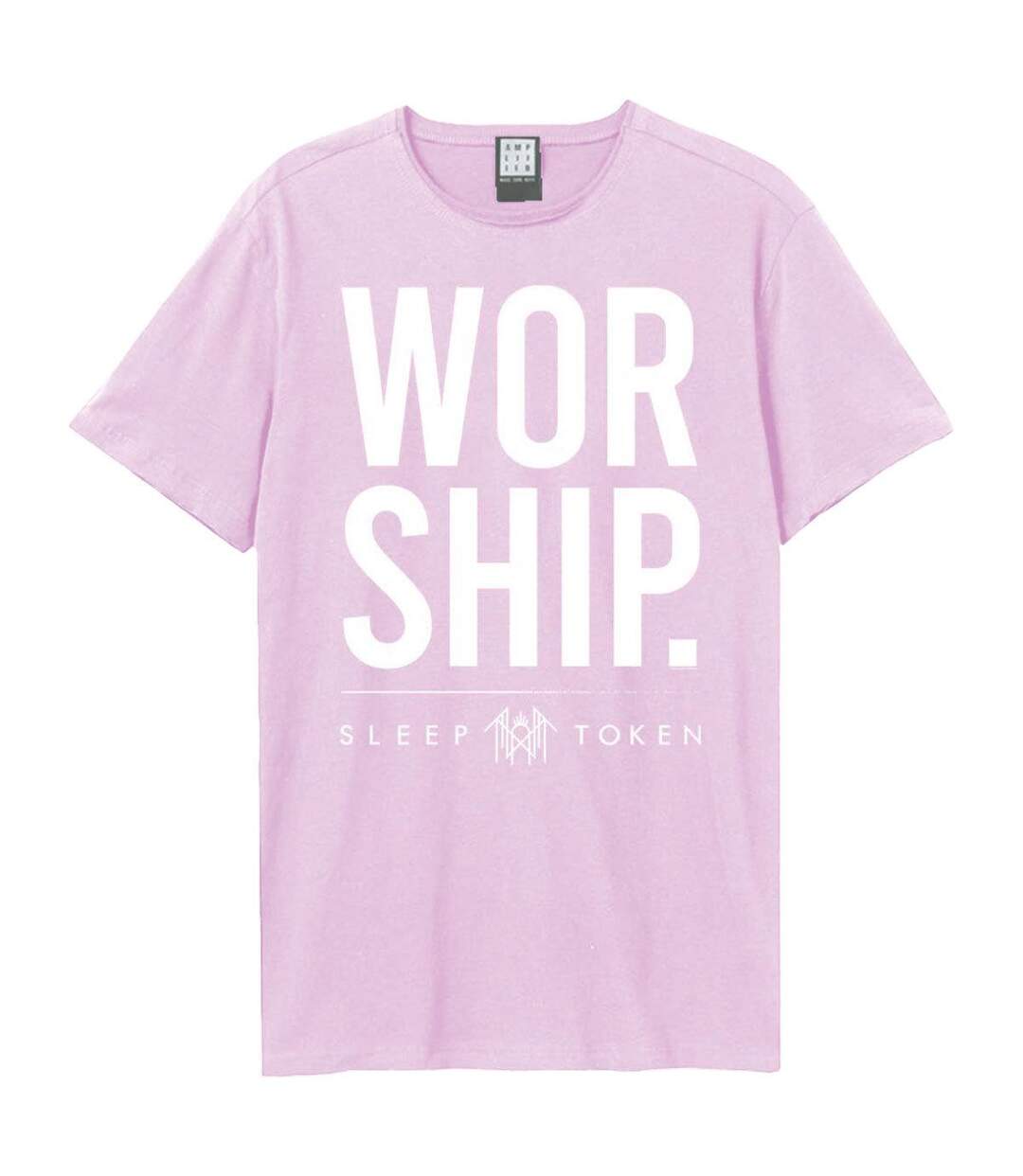 T-shirt worship adulte rose Amplified