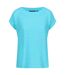 Womens/ladies Striped Boat Neck Short-sleeved T-shirt Seascape Regatta-1