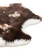 Tapis Déco Vache 94x100cm Blanc & Marron-3