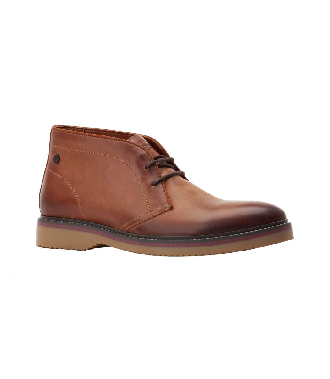 Bottines chukka brody homme marron clair Base London-1