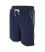 Mens Cotton Blend Shorts Navy Fabric-3