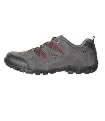 Mens outdoor iii suede walking shoes dark grey Mountain Warehouse