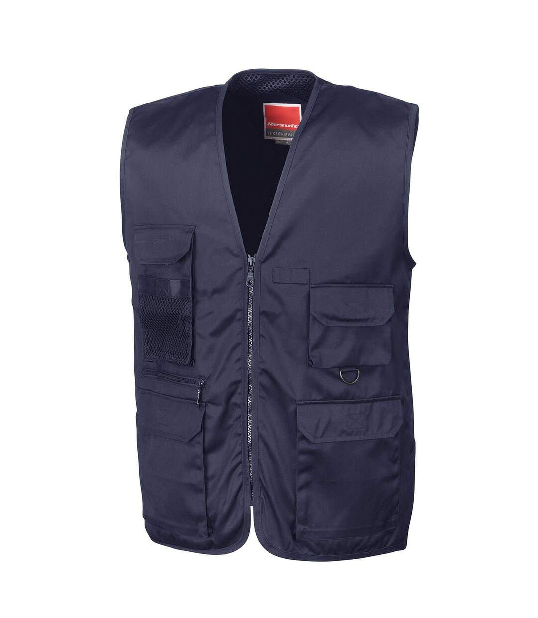 Gilet adventure safari adulte bleu nuit WORK-GUARD by Result WORK-GUARD by Result