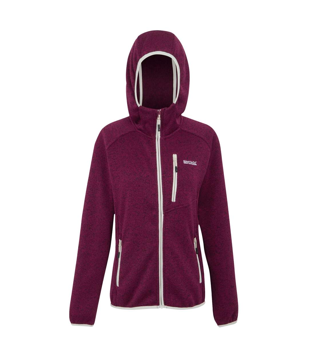Veste À Capuche Newhill Femme Bordeaux Vanille Clair Regatta-2