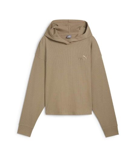 Sweat beige femme puma elevated 682503