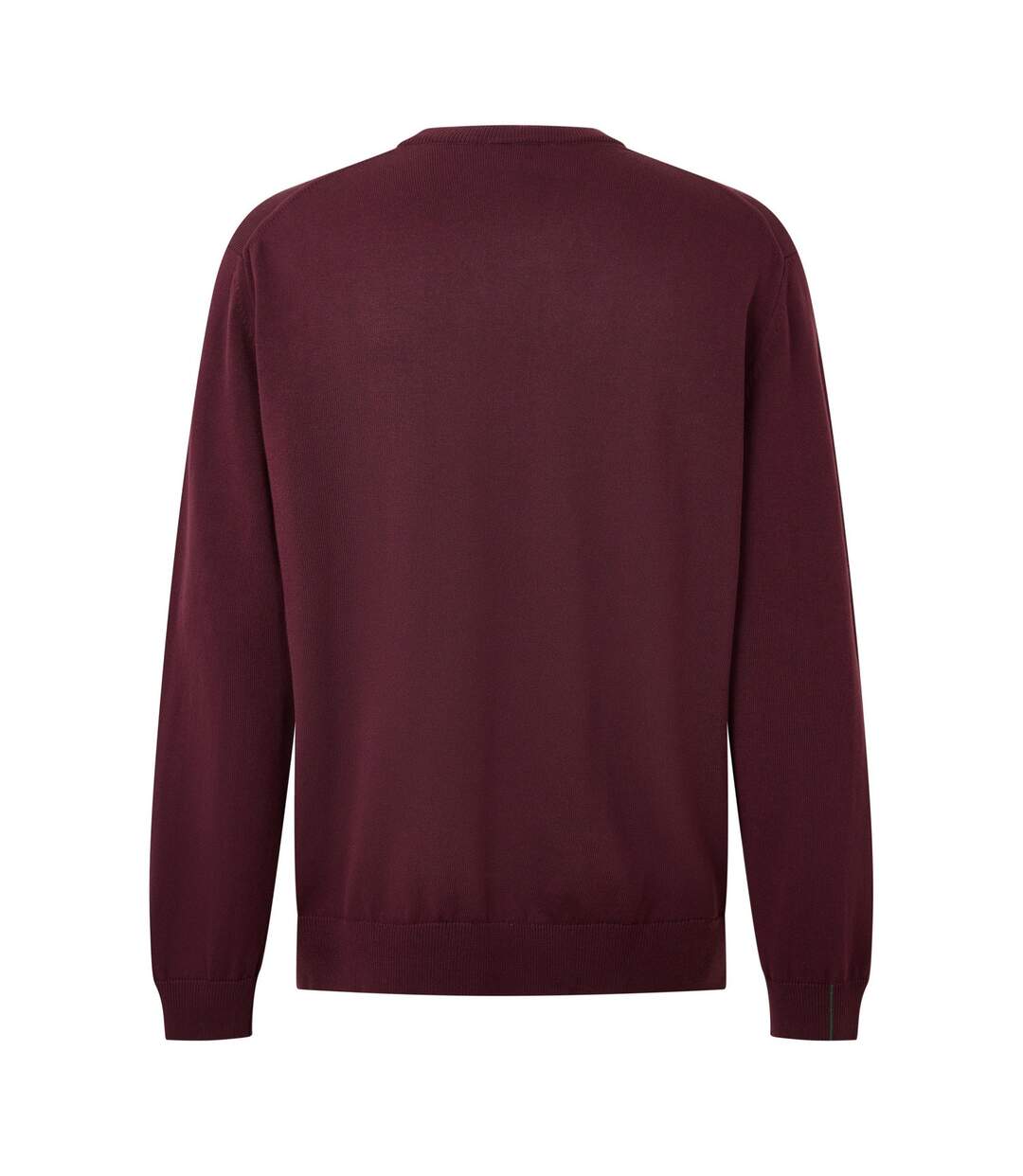 Mens Logo Crew Neck Jumper Burgundy Lacoste-3