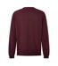 Mens Logo Crew Neck Jumper Burgundy Lacoste-3