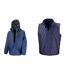 Core Doudoune 3 En 1 Avec Gilet Matelassé Homme Bleu Marine Result-4
