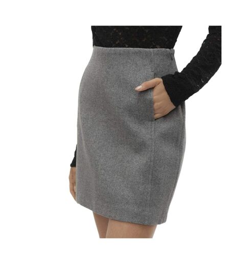Jupe grise femme vero moda fortune allison