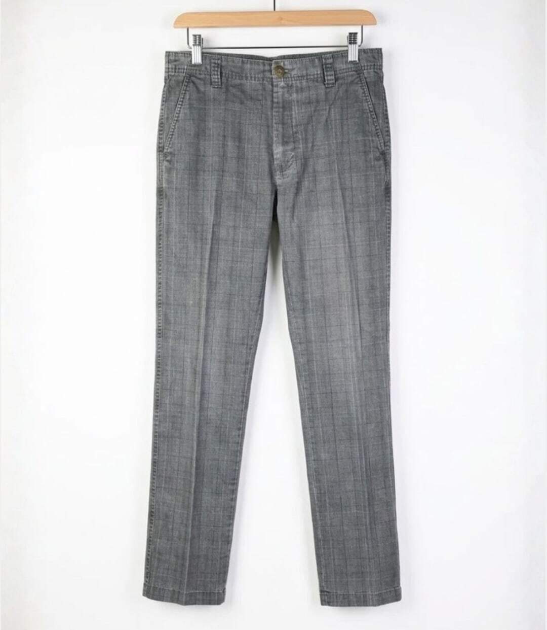 WINCHESTER WARD2G — Pantalon à carreaux gris : élégance habillée et coupe droite-2