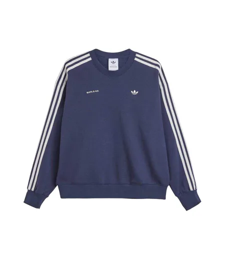 Sweat Originals Sporty & Rich Femme Bleu Marine Nuit Adidas