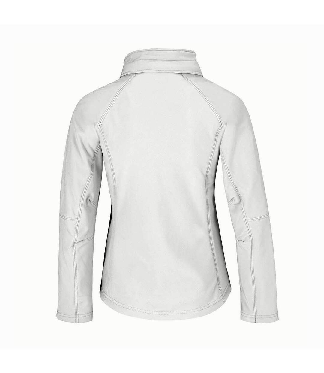 B&C Womens Hooded Premium Softshell Jacket (Windproof, Waterproof & Breathable) (White) - UTBC2004