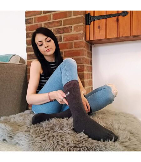 3 Pairs Ladies Thick Winter Thermal Socks with Seamless Toe