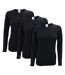 3 Pack Ladies Long Sleeved Thermal Top for Winter-1