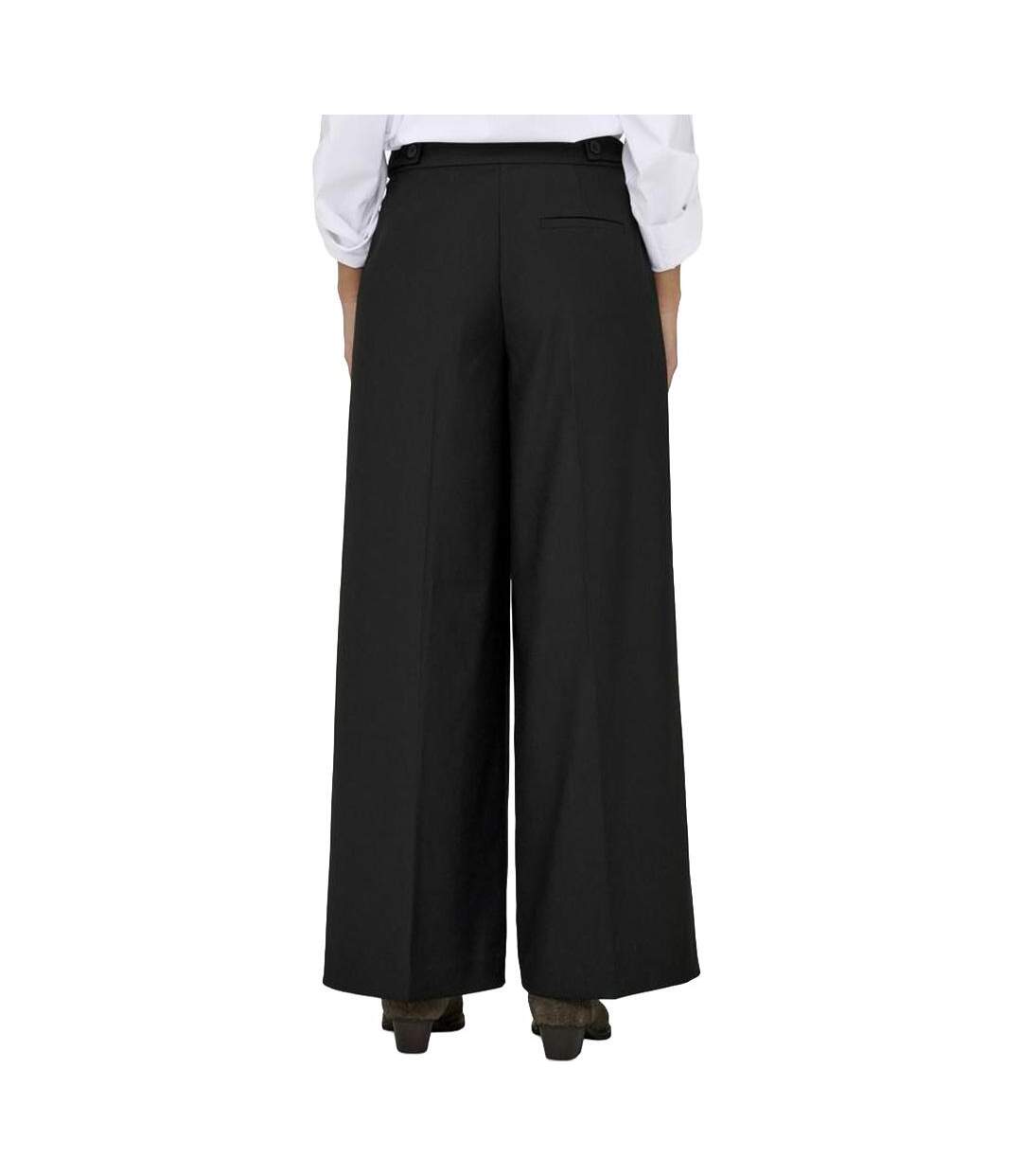 Pantalon fluide noir femme jdy sadie-2