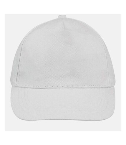 SOLS Unisex Buzz 5 Panel Baseball Cap (White) - UTPC370