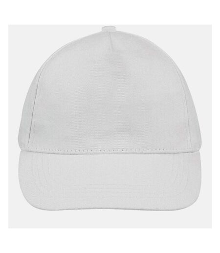 Casquette de baseball buzz unisexe blanc SOLS