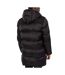 Doudoune longue noire à capuche noir homme schott micks-3