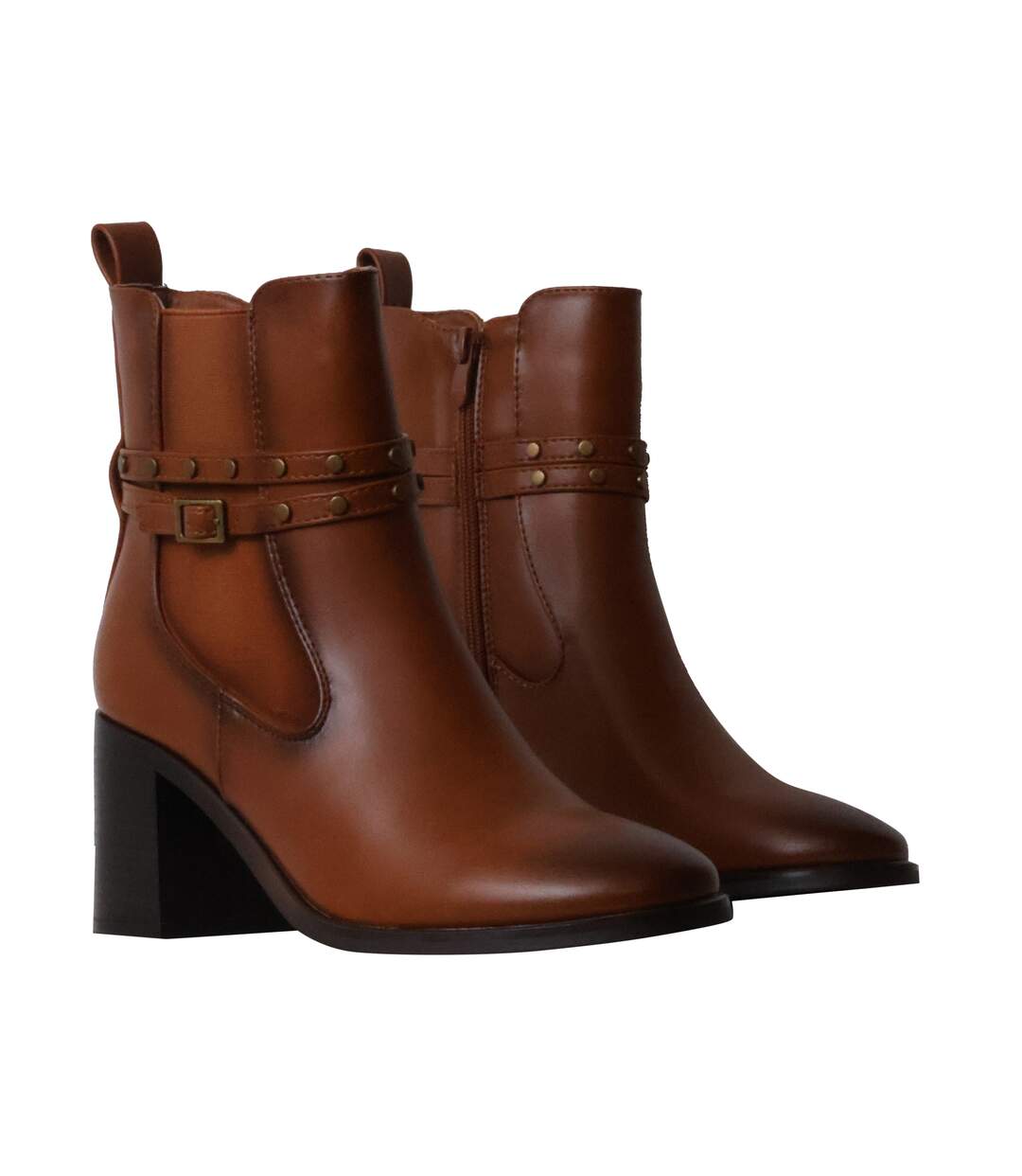 Bottines à Talon Super Mode-3