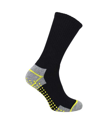 Sock Snob - Lot de 3 Chaussettes Homme Antidérapantes Travail avec Grip