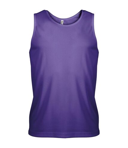 Kariban Proact Mens Sleeveless Sports Training Vest (Violet)