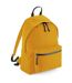 Sac À Dos Taille Unique Moutarde Bagbase-1