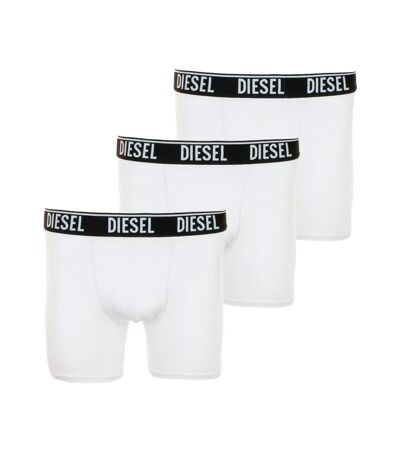x3 boxers blancs/noirs homme diesel shawnthreepack - m