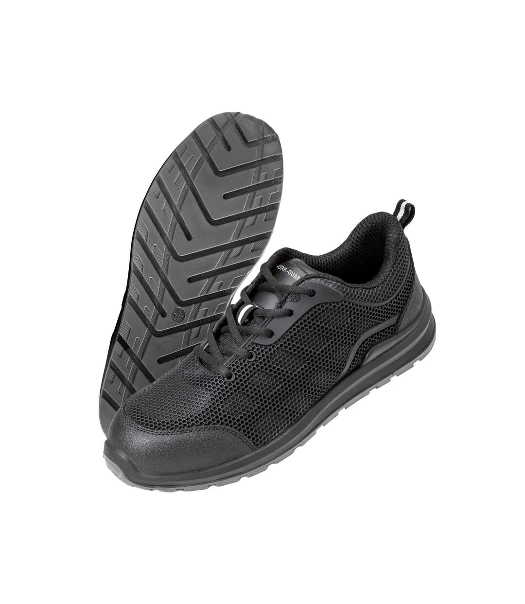 Unisex adult safety trainers black WORK-GUARD by Result-2