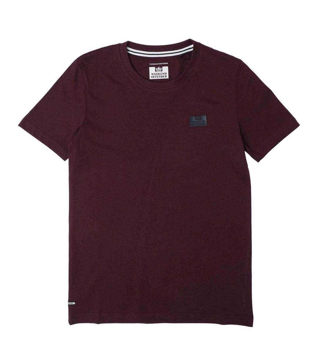 T-shirt Motif/style Logo Femme Bordeaux Weekend Offender-1