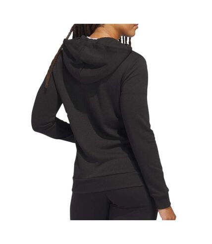 Sweat à Capuche Zippée Noir Femme Adidas H07761 - S