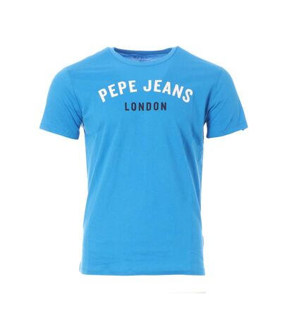 T-shirt Bleu Homme Pepe Jeans Paterson 2